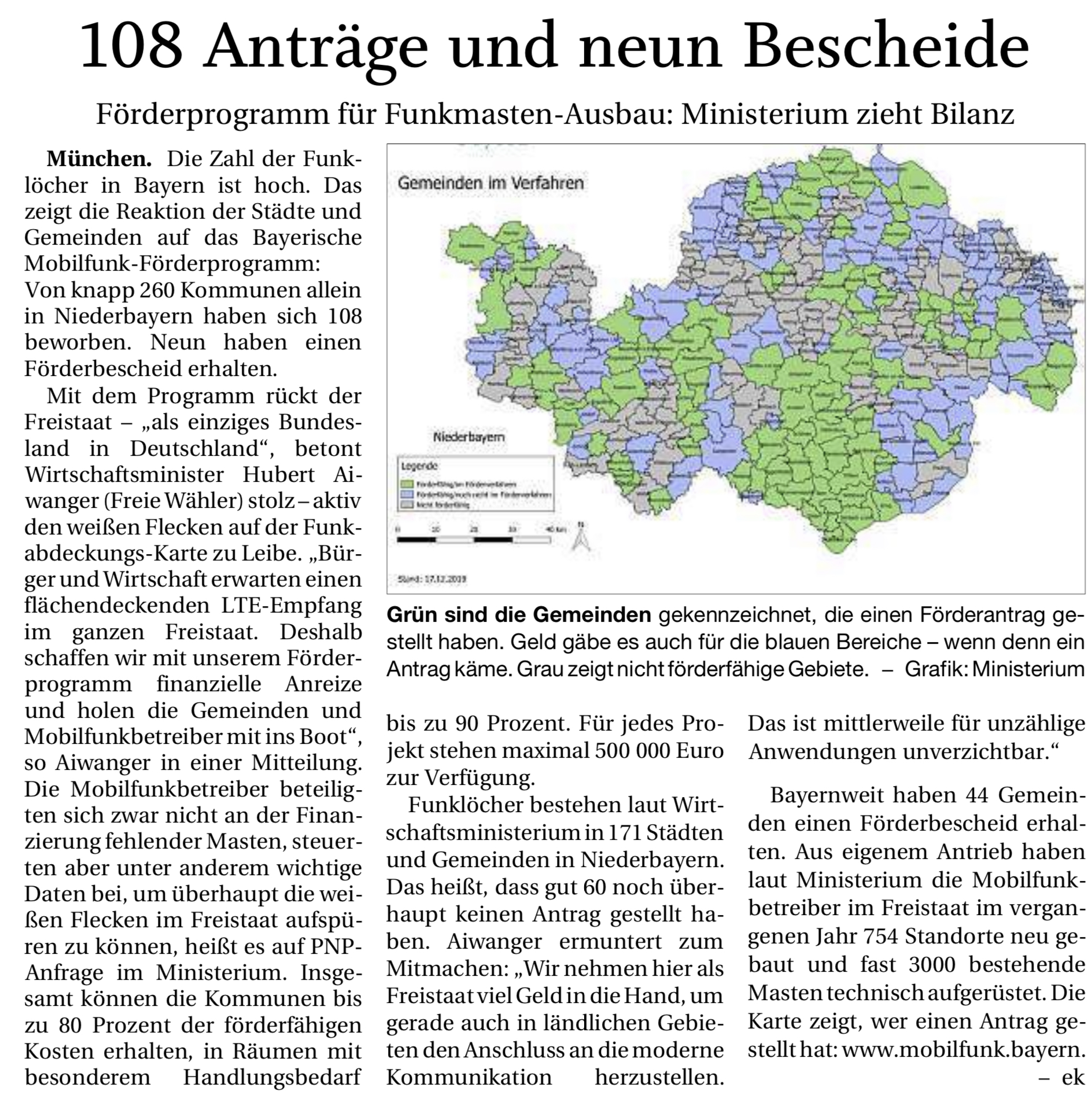 Mobilfunkanlagen in Hauzenberg – Warum die Stadt Hauzenberg keine Masten selbst baut / bauen sollte!